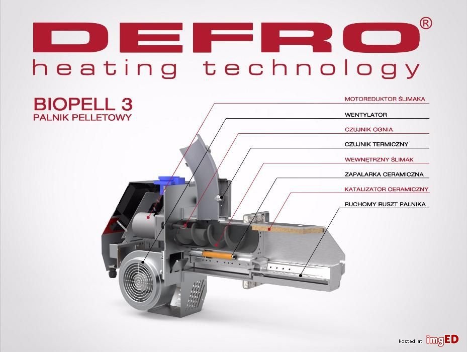 САМОПОЧИСТВАЩИ ПЕЛЕТНИ ГОРЕЛКИ "DEFRO BIOPEL 3"