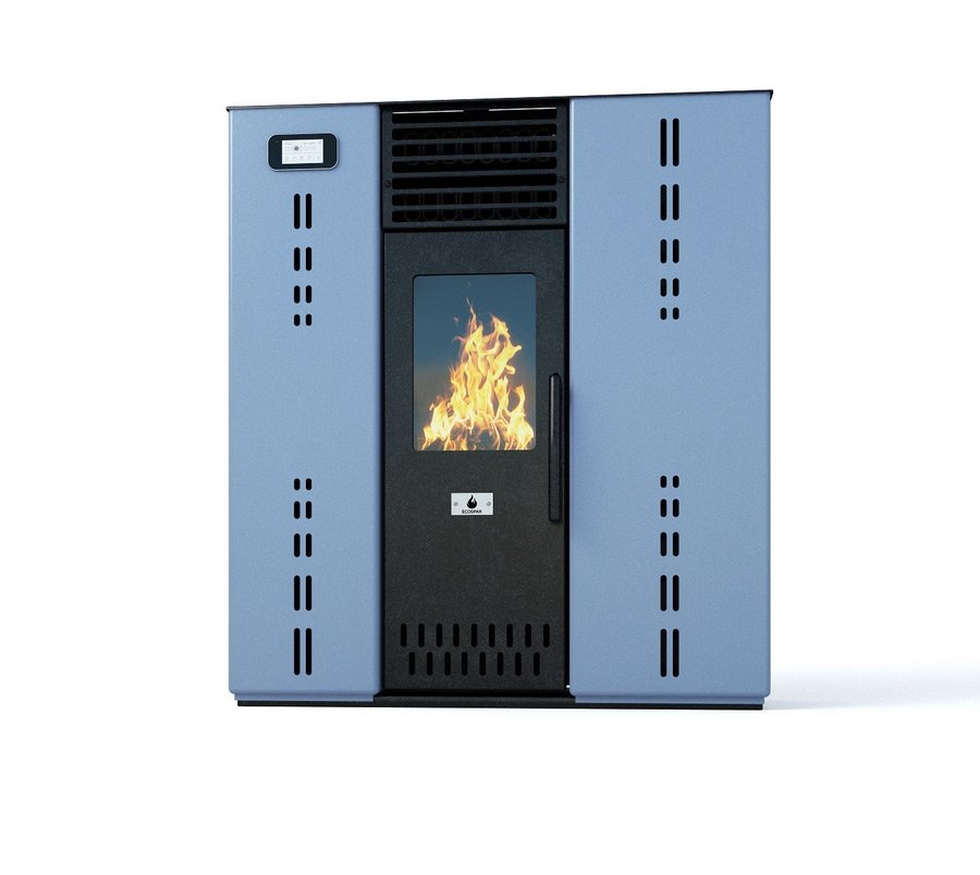 ПЕЛЕТНИ КАМИНИ "GEMINI" 10 kw-топловъздушни