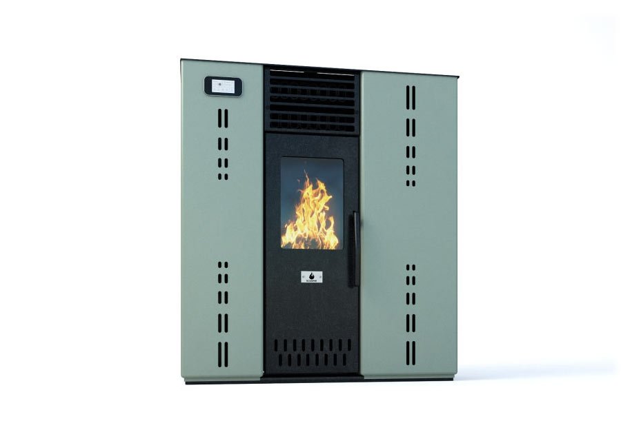 ПЕЛЕТНИ КАМИНИ "GEMINI" 8 kw-топловъздушни