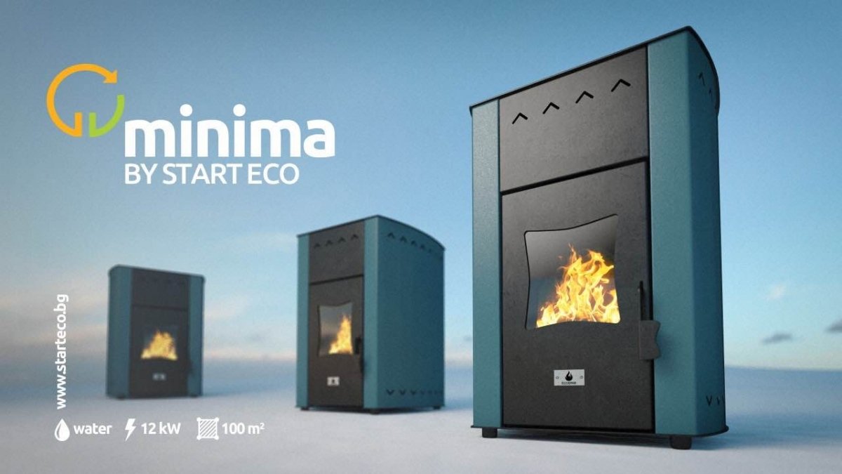 ПЕЛЕТНИ КАМИНИ "MINIMA 12 kw"