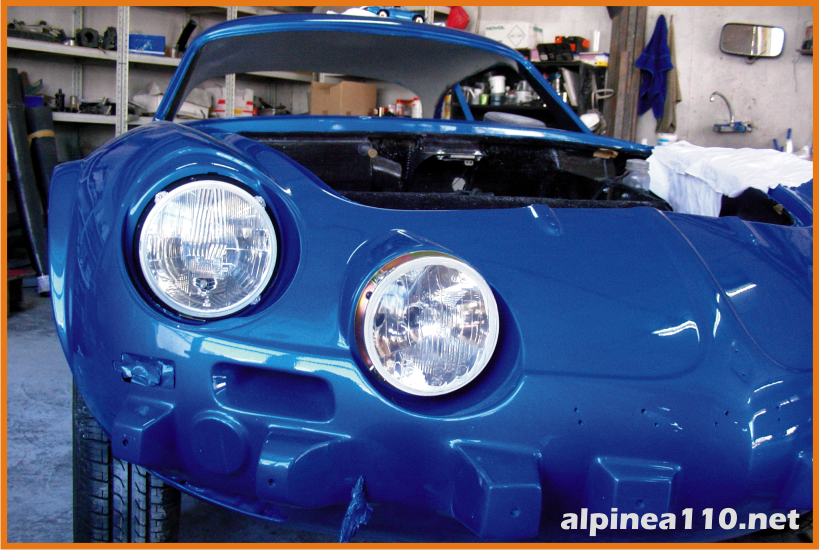 Renault alpine 110A Restoration