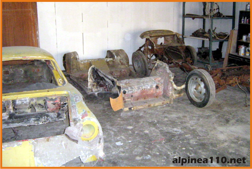 Renault alpine 110A Restoration