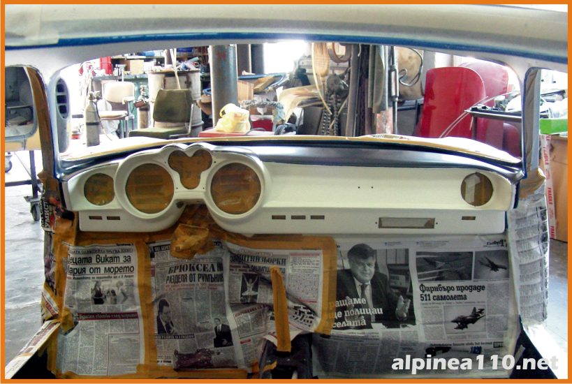 Renault alpine 110A Restoration