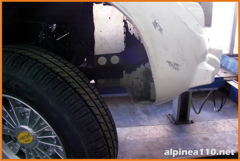 Renault alpine 110A Restoration