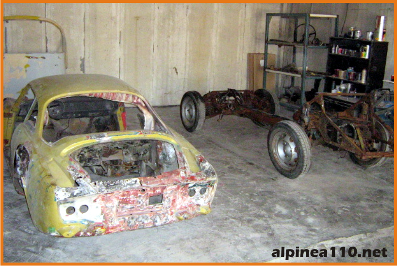 Renault alpine 110A Restoration