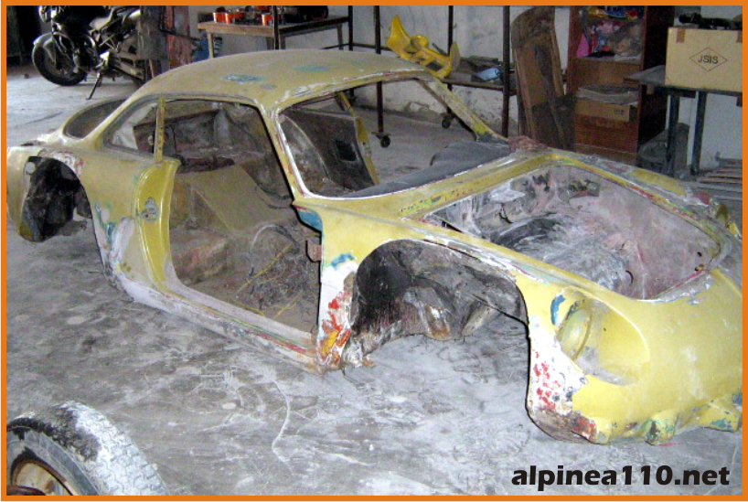 Renault alpine 110A Restoration