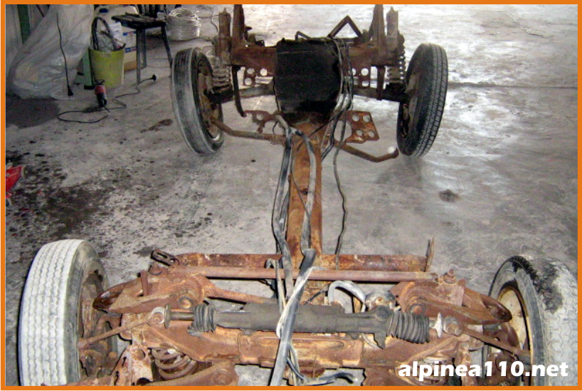 Renault alpine 110A Restoration
