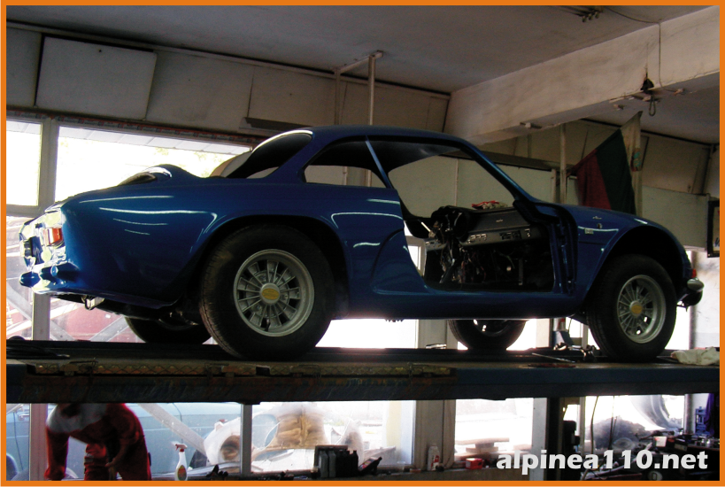 Renault alpine 110A Restoration