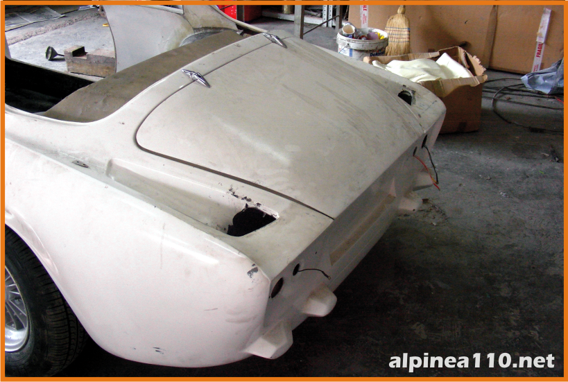Renault alpine 110A Restoration