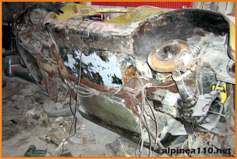 Renault alpine 110A Restoration