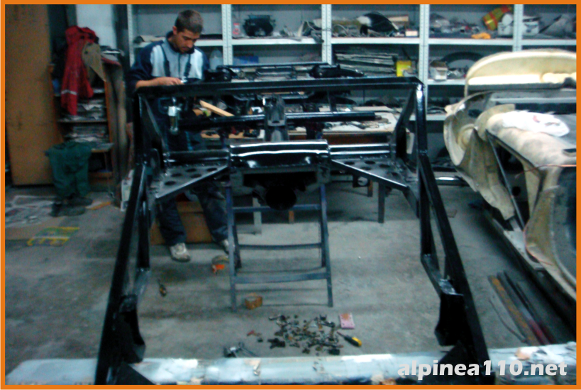 Renault alpine 110A Restoration