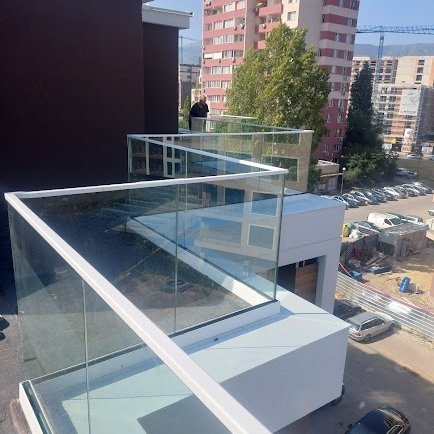 Frameless glass railings, aluminum railings, stainless steel railings, glass balustrades Sofia Bulgaria