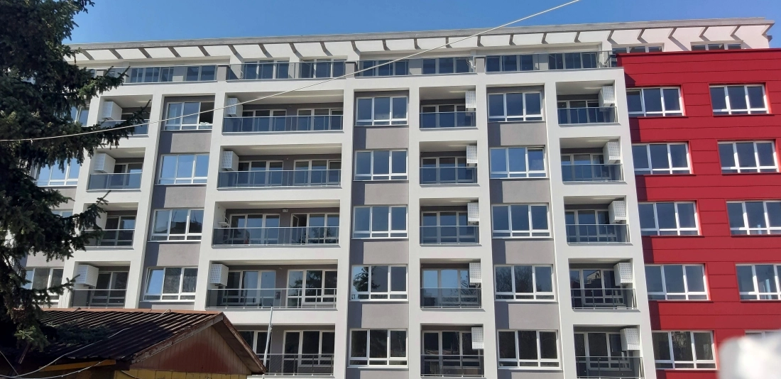 Large multi-family residential building completed by reliable construction partner Bulgaria for international investors and B2B partnership