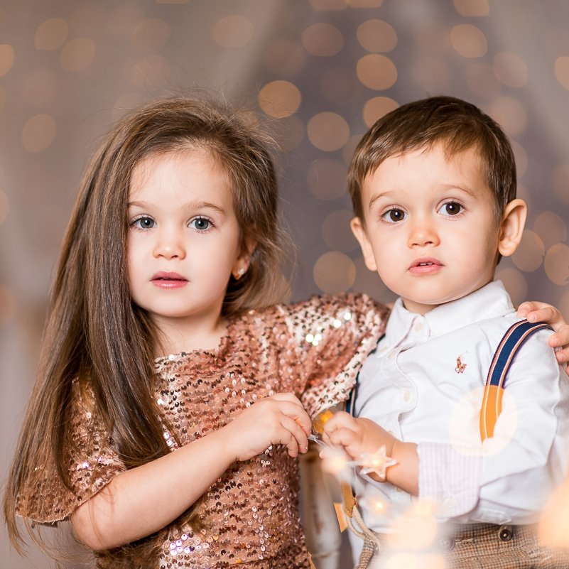 Коледна фотосесия на Божидара и Стефан
