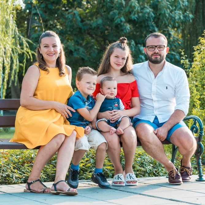 Семейна фотосесия в парка