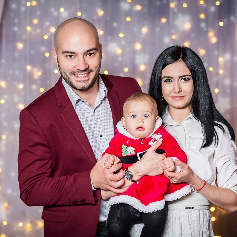 Коледна фотосесия на Елеонора