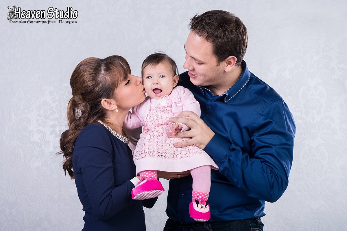 Семейна фотосесия за Коледа