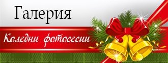 Коледна фотосесия на Божидара и Стефан