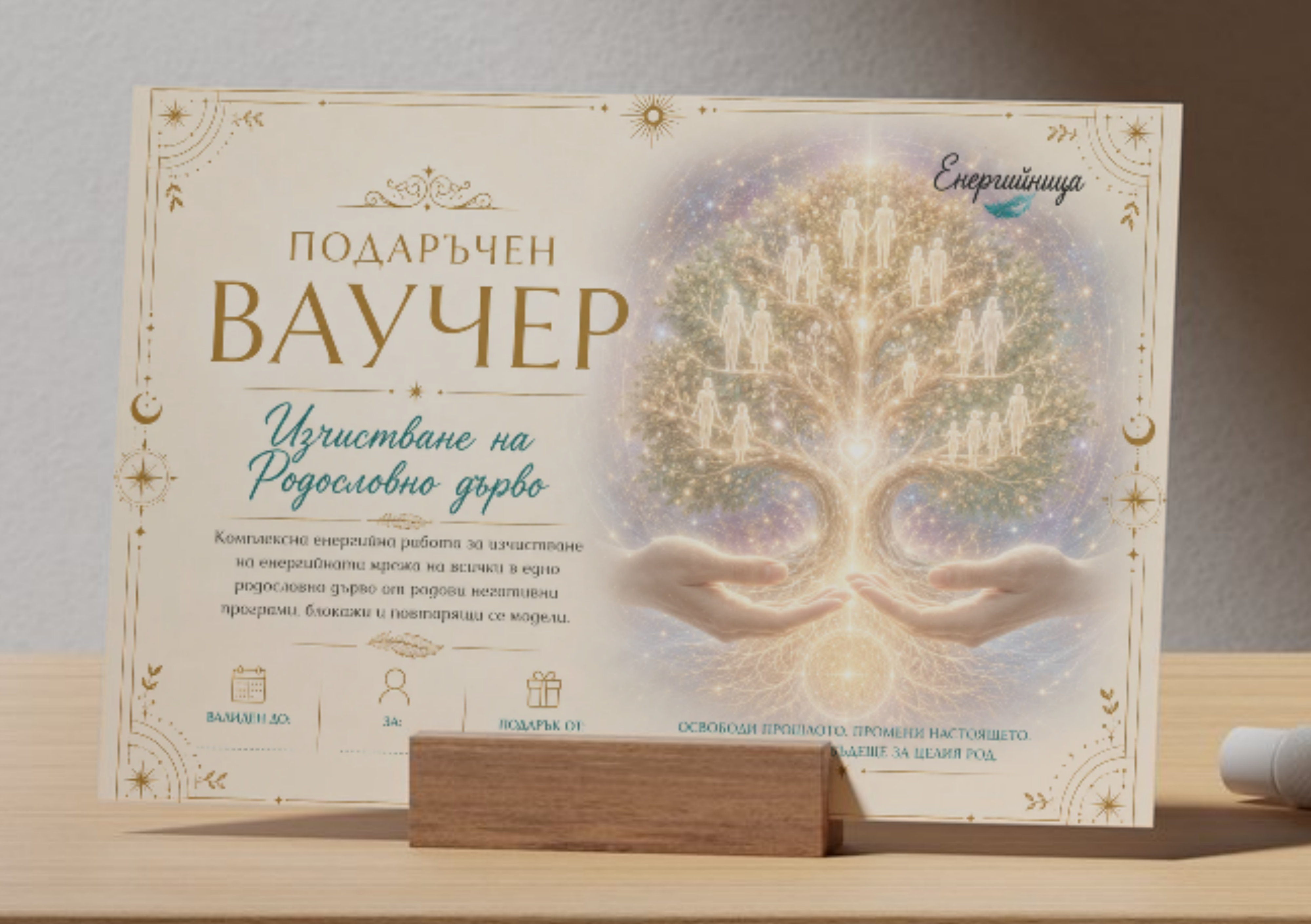 Подаръчен ваучер | Енергийно изчистване и рестартиране