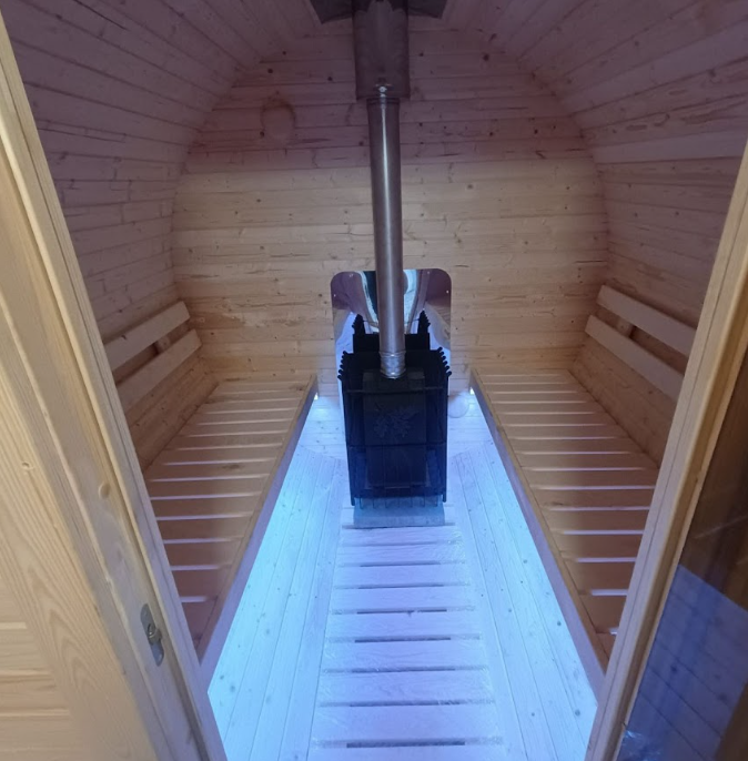 IVA SAUNA Barrel 3.0 m + Terrace 0.4 m | {Page title} | IVASTROY 2006