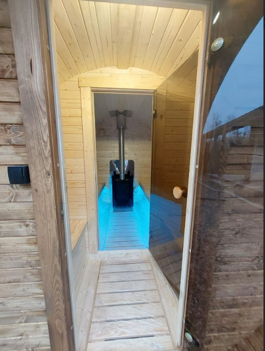 IVA SAUNA Barrel 3.0 m + Terrace 0.4 m | {Page title} | IVASTROY 2006