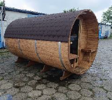 IVA SAUNA Barrel 3.0 m + Terrace 0.4 m | {Page title} | IVASTROY 2006