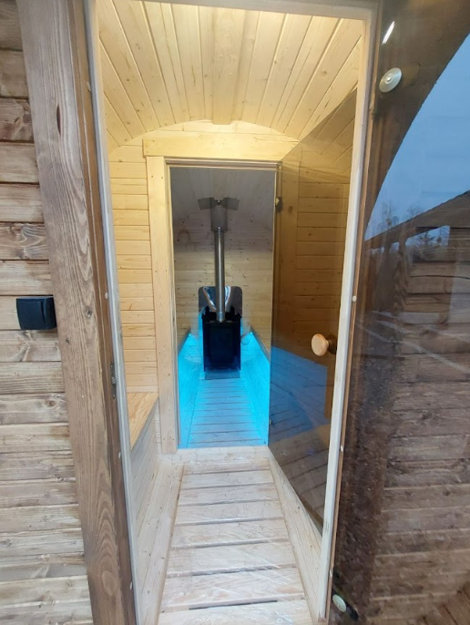 IVA SAUNA Barrel 3.0 m + Terrace 0.4 m | {Page title} | IVASTROY 2006