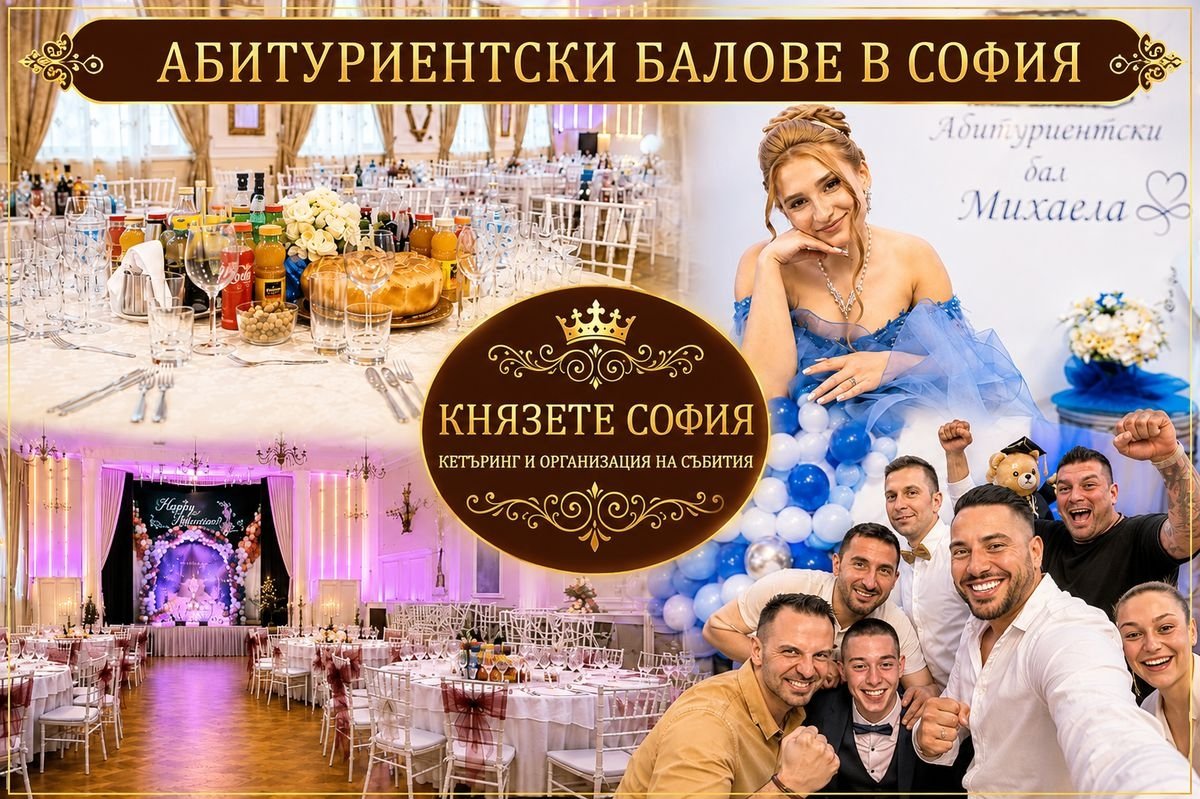 Абитуриентски бал и семейно изпращане на абитуриент в София – Князете София