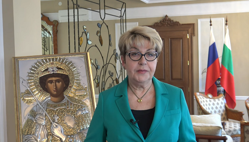 Посланикът на Руската Федерация у нас - Елеонора Митрофанова: "3-ти март е наш общ празник, наша обща победа!"