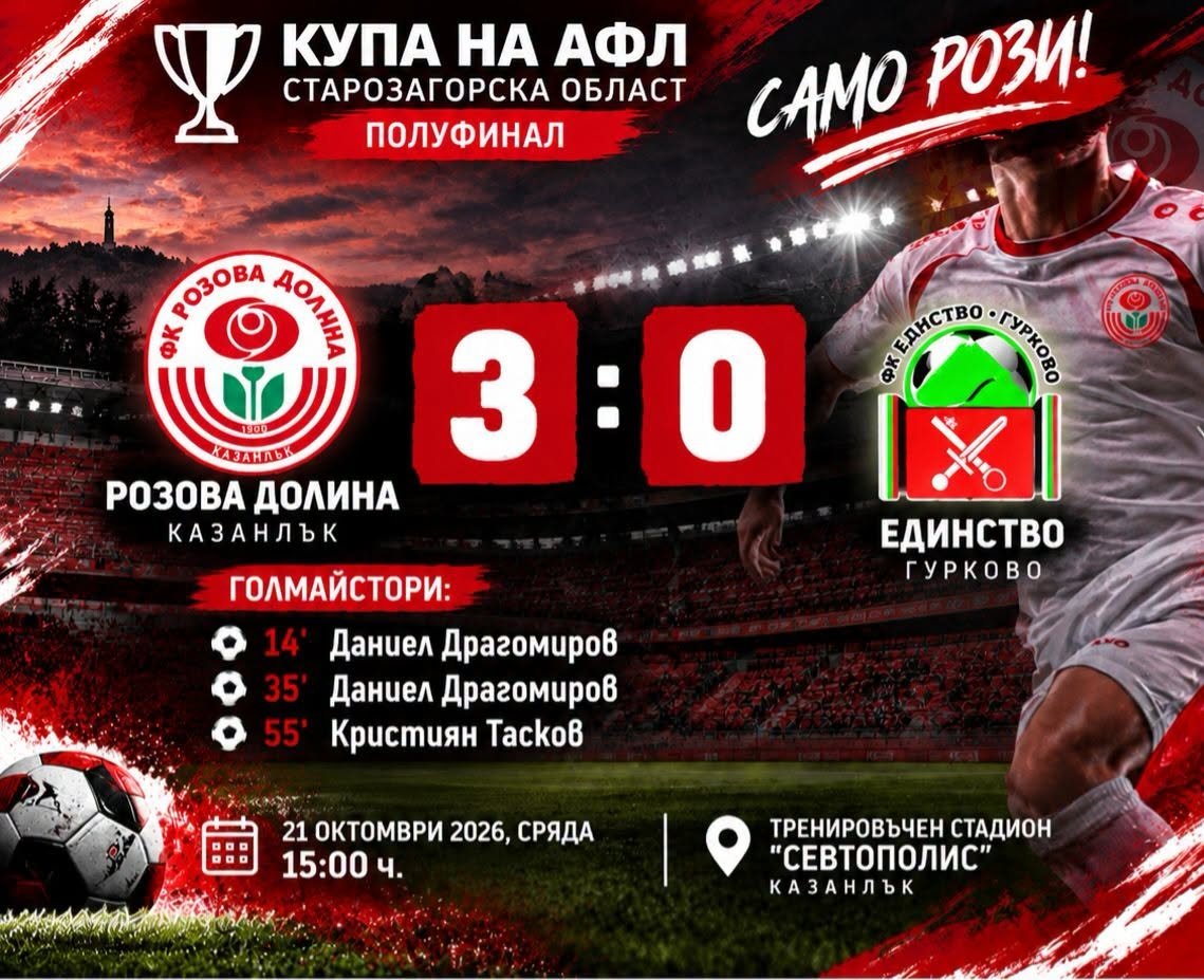 ФК РОЗОВА ДОЛИНА