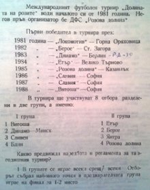 1988-89 - Югоизточна "В" група