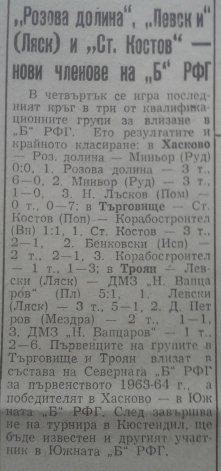 1962-63 - Зона Загоре