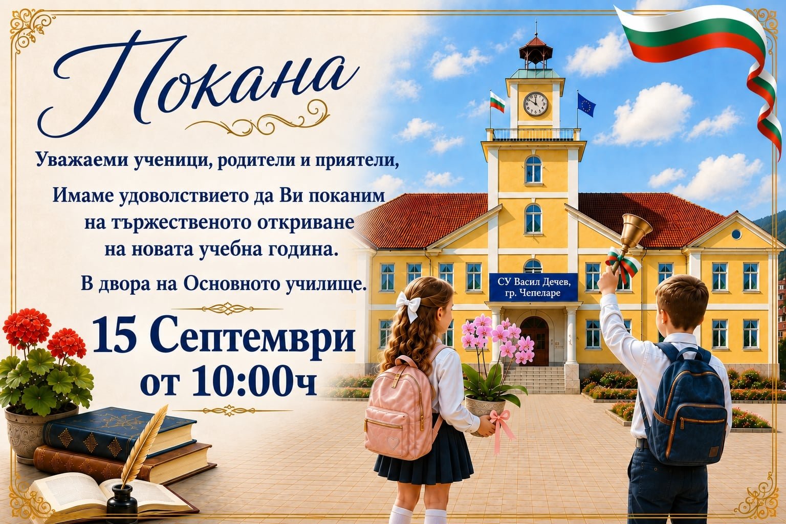 СУ "ВАСИЛ ДЕЧЕВ" ЧЕПЕЛАРЕ